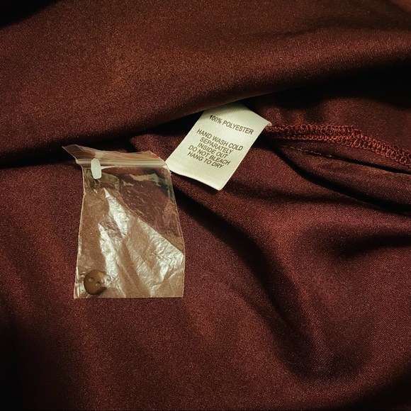 Lulus Classic Elegance Wine Satin Maxi Dress - Picture 6 of 11